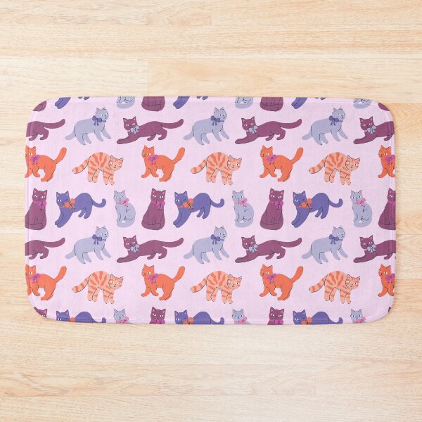 Item preview, cats wearing bows on their necks designed and sold by burbura.