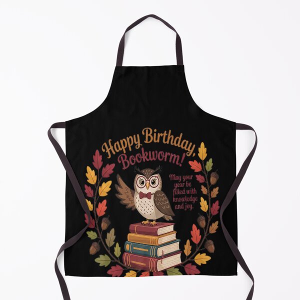 Item preview, Happy Birthday Bookworm Wisdom And Pages Await Bookish Joy Awaits designed and sold by TeamLequid.