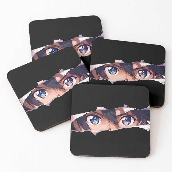 Item preview, Kirito Sao Focused Eyes Torn Paper Peek designed and sold by PMartistStudio.