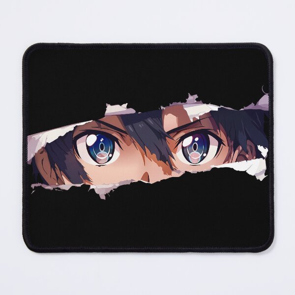 Item preview, Kirito Sao Focused Eyes Torn Paper Peek designed and sold by PMartistStudio.