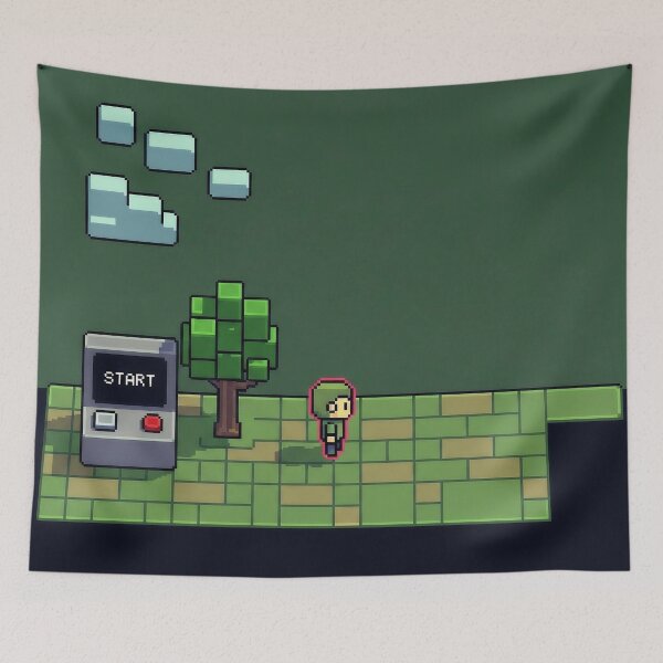 Item preview, Pixel Hero Adventure Begin Print designed and sold by Majorprint.