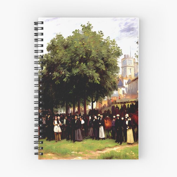 Item preview, Festive Day Along the Seine: Flags, Light, and Leisure in Argenteuil designed and sold by artdesignsnow.