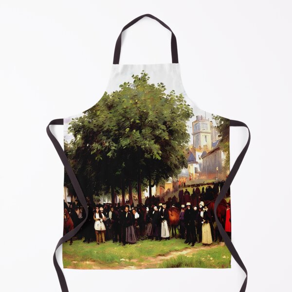 Item preview, Festive Day Along the Seine: Flags, Light, and Leisure in Argenteuil designed and sold by artdesignsnow.