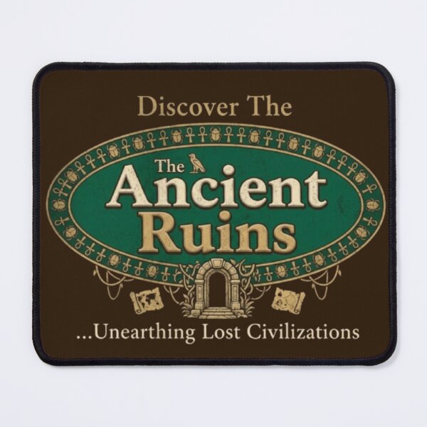 Item preview, Ancient Ruins – Archaeology Exploration Emblem designed and sold by Dogandesighn.