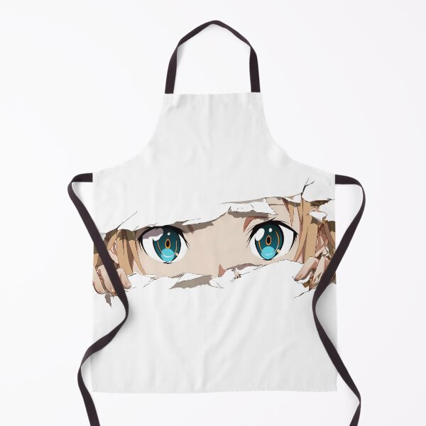 Item preview, Silica Sword Art Online Peeking Teal Eyes Torn Paper Closeup designed and sold by PMartistStudio.