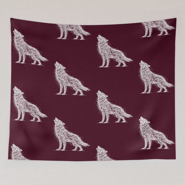 Item preview, Howling Wolf Scribble Art Sketch designed and sold by TrendzSlayer.