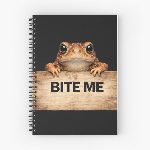 Item preview, Bite Me Toad Funny Woodland Design designed and sold by EimSol.