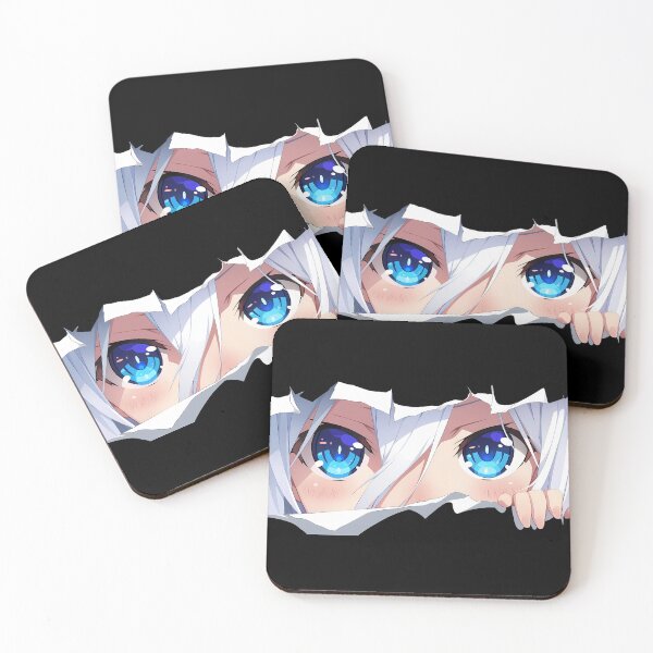 Item preview, Origami Tobiichi Date A Live Cool Blue Eyes Peeker Through Torn Paper designed and sold by PMartistStudio.