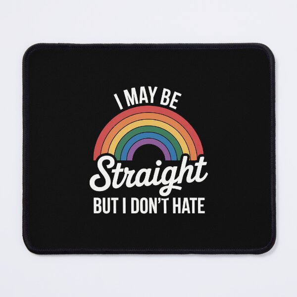 Item preview, Straight But Don’t Hate LGBTQ Ally Pride Rainbow Support Gay Ally designed and sold by Formatage.