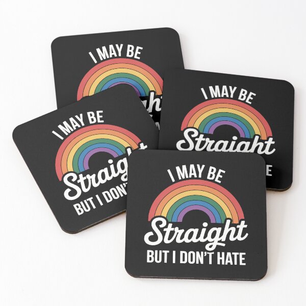 Item preview, Straight But Don’t Hate LGBTQ Ally Pride Rainbow Support Gay Ally designed and sold by Formatage.