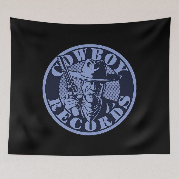 Item preview, Cowboy Records (Blue Logo) designed and sold by DeborahOlson1.