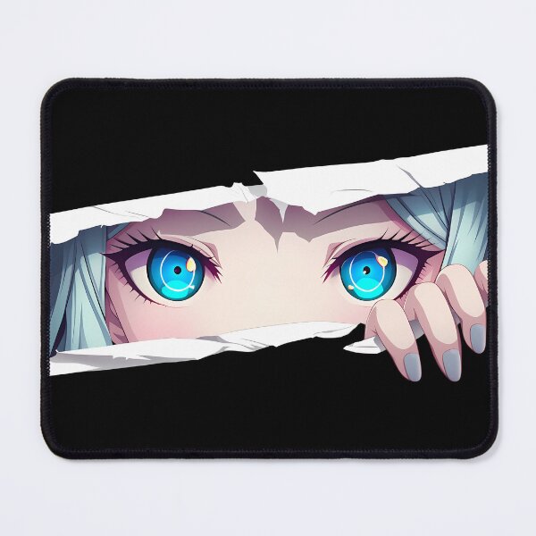 Item preview, Monokuma Danganronpa Eyes Peeker Torn Paper Glowing Stare designed and sold by PMartistStudio.