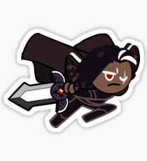 Dunkler Choco-Keks Sticker