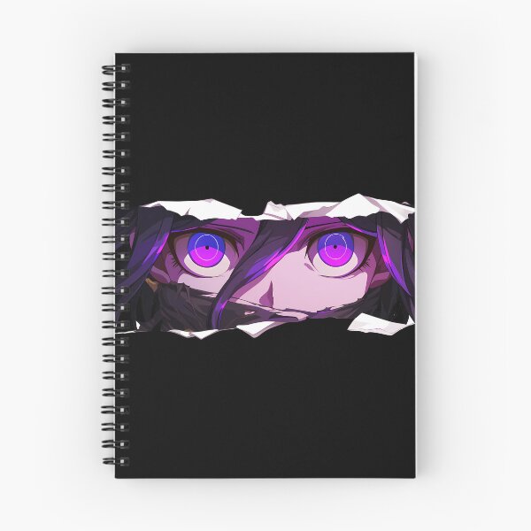 Item preview, Kokichi Ouma Danganronpa Eyes Peeker Torn Paper Purple Stare designed and sold by PMartistStudio.