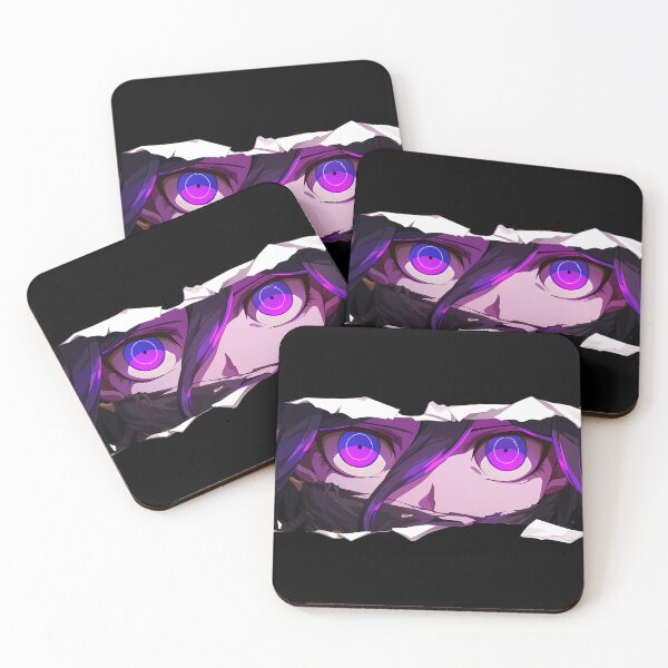 Item preview, Kokichi Ouma Danganronpa Eyes Peeker Torn Paper Purple Stare designed and sold by PMartistStudio.