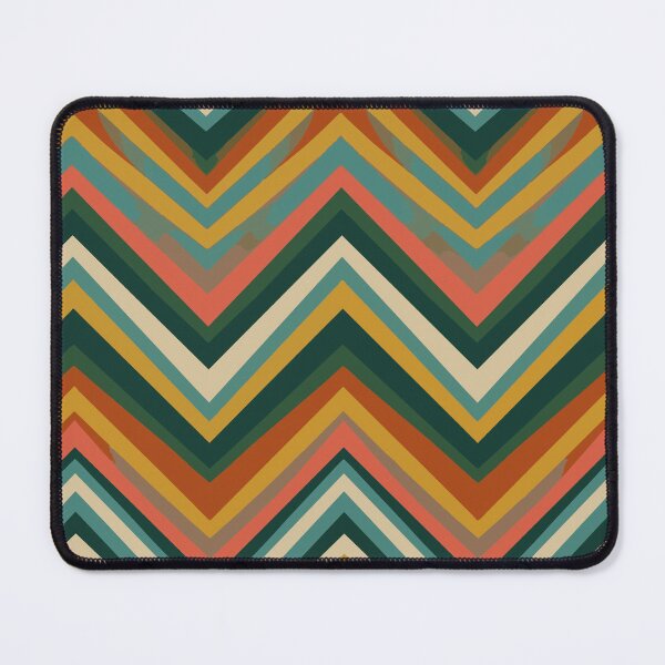 Item preview, Retro Boho Chevron Zig Zag Pattern - Earthy Autumn Tones designed and sold by Far Out Goods.
