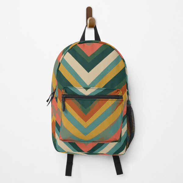 Item preview, Retro Boho Chevron Zig Zag Pattern - Earthy Autumn Tones designed and sold by Far Out Goods.