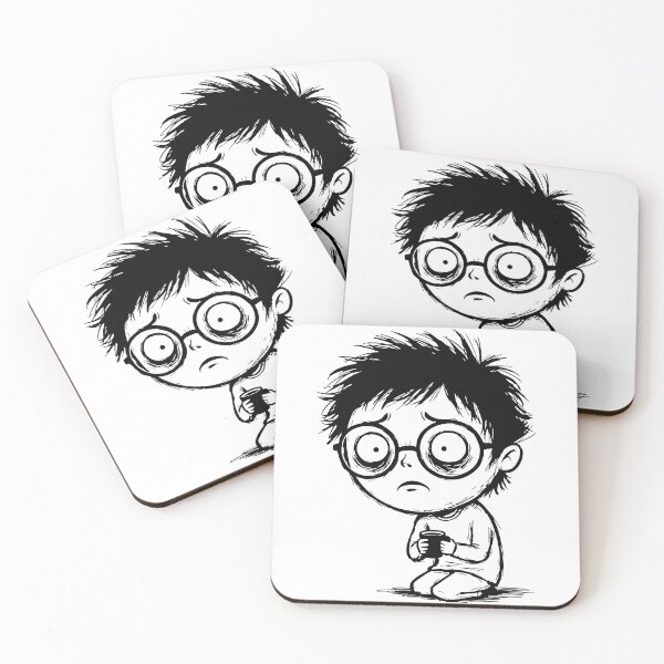 Item preview, Student, Cafe, Tired, Empty Gaze, Manga designed and sold by PixelStudioBe.
