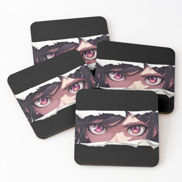 Item preview, Toko Fukawa Danganronpa Eyes Peeker Torn Paper Pink Mystery designed and sold by PMartistStudio.