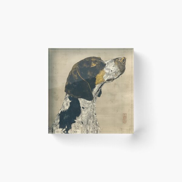 Item preview, Attentive German Shorthaired Pointer Portrait designed and sold by lautir.