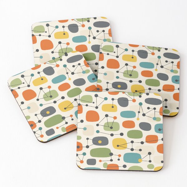 Item preview, Atomic Mid Century Modern Starburst - Retro 1950s Pattern designed and sold by Far Out Goods.