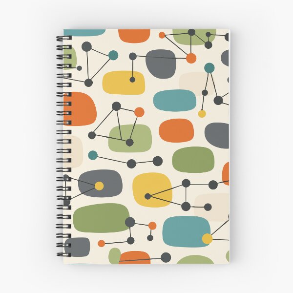 Item preview, Atomic Mid Century Modern Starburst - Retro 1950s Pattern designed and sold by Far Out Goods.