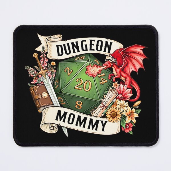 Item preview, DND MOM, D&D DUNGEON MOMMY, Dnd mothers day, D&D mom designed and sold by DungeonAtelier.