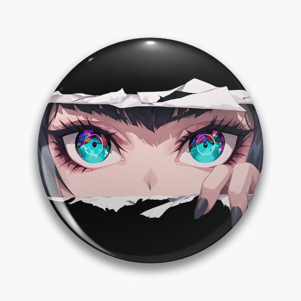 Item preview, Celestia Ludenberg Danganronpa Torn Paper Eyes Peeker Closeup designed and sold by PMartistStudio.