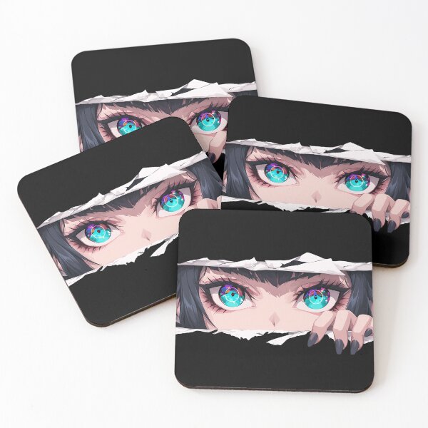 Item preview, Celestia Ludenberg Danganronpa Torn Paper Eyes Peeker Closeup designed and sold by PMartistStudio.