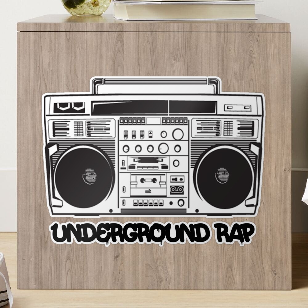 underground rap boombox hip hop