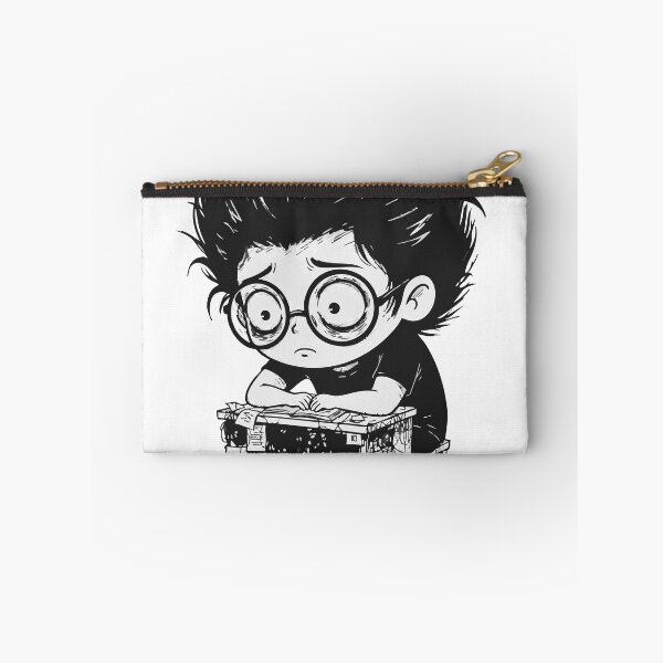 Item preview, Overwhelmed Student Stressed by Manga Exams designed and sold by PixelStudioBe.