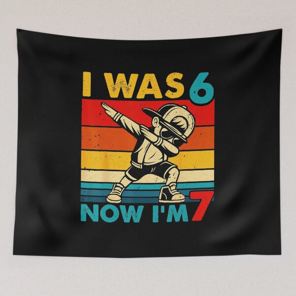 Item preview, I Was 6 Now I’m 7 Birthday Boy Dab Funny Retro designed and sold by gladysenglish.
