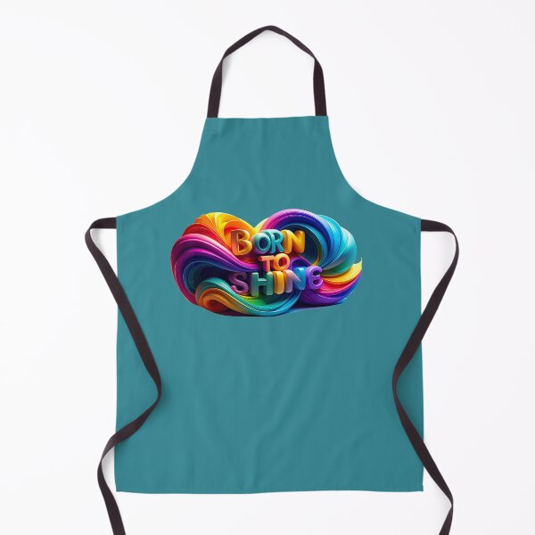 Item preview, Born To Shine 3D Colorful Disco Glitter Typography designed and sold by icemanphotos.