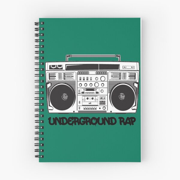 Item preview, underground rap boombox hip hop designed and sold by untagged-shop.
