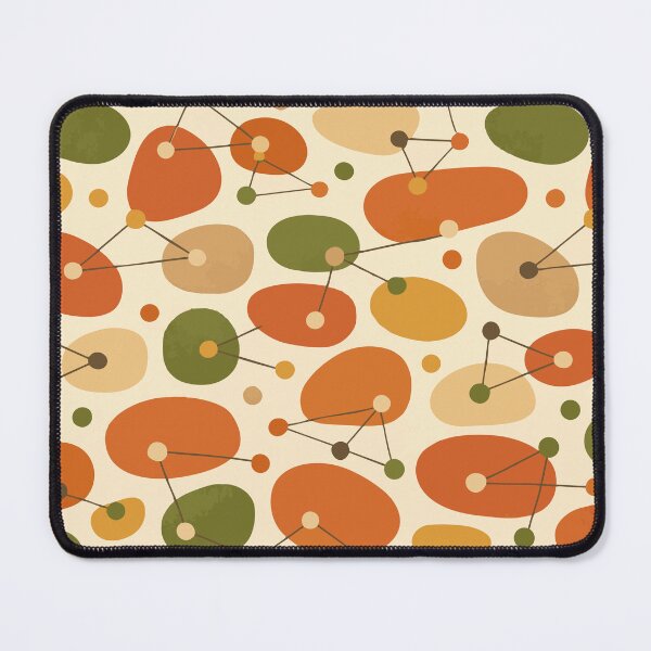 Item preview, Mid Century Modern Organic Abstract - Earth Tone Pebble Pattern designed and sold by Far Out Goods.