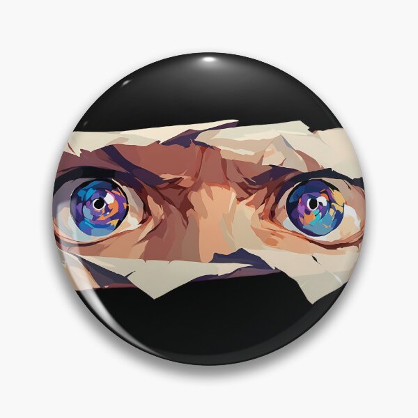 Item preview, Rantaro Amami Danganronpa Colorful Eyes Peeker Torn Paper designed and sold by PMartistStudio.