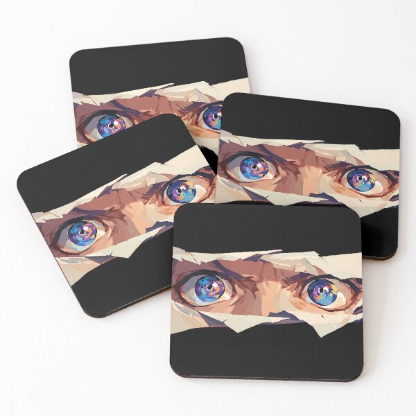 Item preview, Rantaro Amami Danganronpa Colorful Eyes Peeker Torn Paper designed and sold by PMartistStudio.