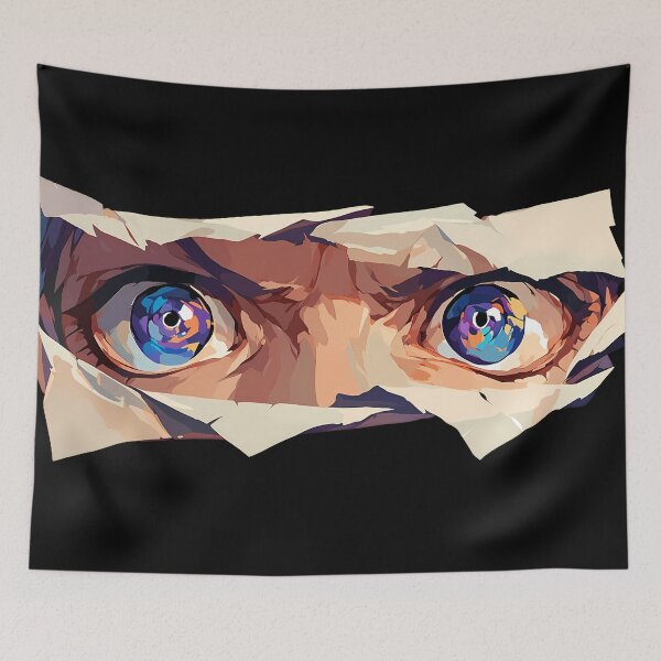 Item preview, Rantaro Amami Danganronpa Colorful Eyes Peeker Torn Paper designed and sold by PMartistStudio.