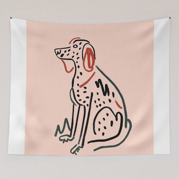 Item preview, Minimalist Spotted German Shorthaired Pointer Sketch designed and sold by lautir.