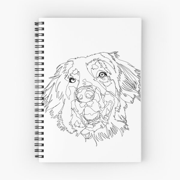 Item preview, H for Hovawart part of A to Z Alphabet Line Art Series designed and sold by Mauras-Designs.