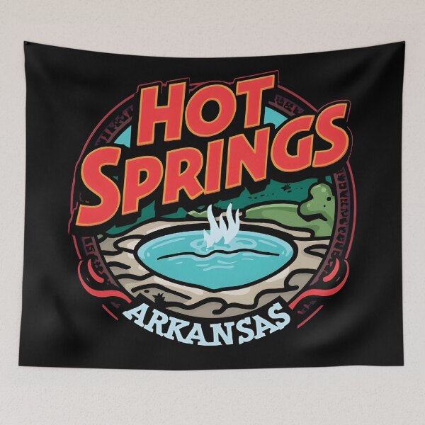 Item preview, Hot Springs National Park - Arkansas  designed and sold by StudioRedKoala.