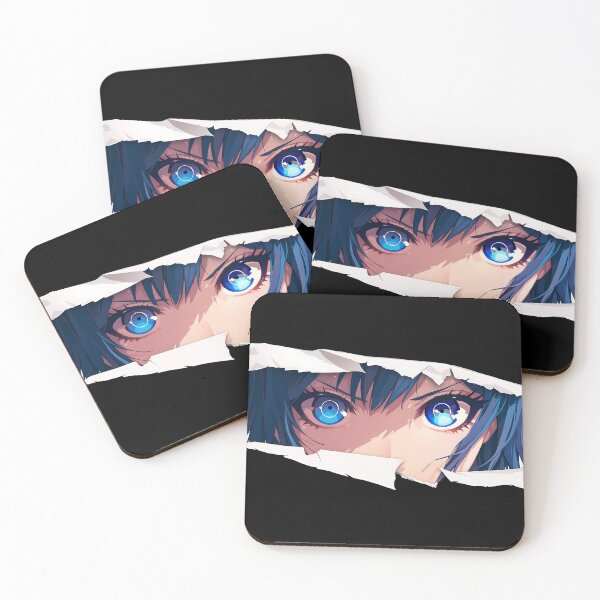 Aperçu de l'œuvre Sayaka Maizono Danganronpa Blue Eyes Idol Peeker Papier déchiré créée et vendue par PMartistStudio.