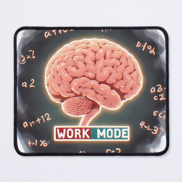 Item preview, Work Mode Brain Chemistry Pun Science Humor designed and sold by owi-art.