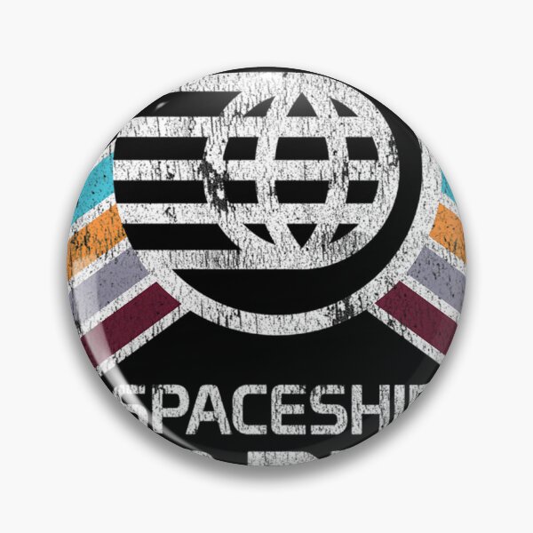 Item preview, Spaceship Earth Logo In Vintage Distressed Retro Style designed and sold by MarilyneSmitham.
