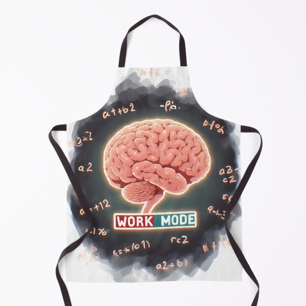 Item preview, Work Mode Brain Chemistry Pun Science Humor designed and sold by owi-art.