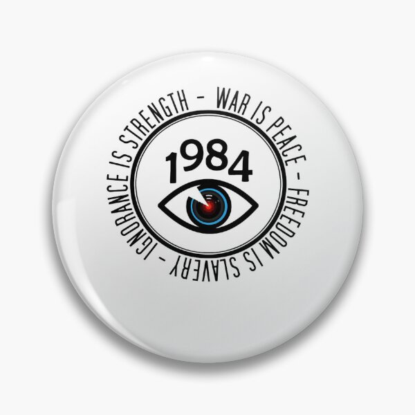 Item preview, 1984 George Orwell Big Brother Ignorance Is Strength War Is Peace Freedom Is Slavery designed and sold by Yassine Aztotai.