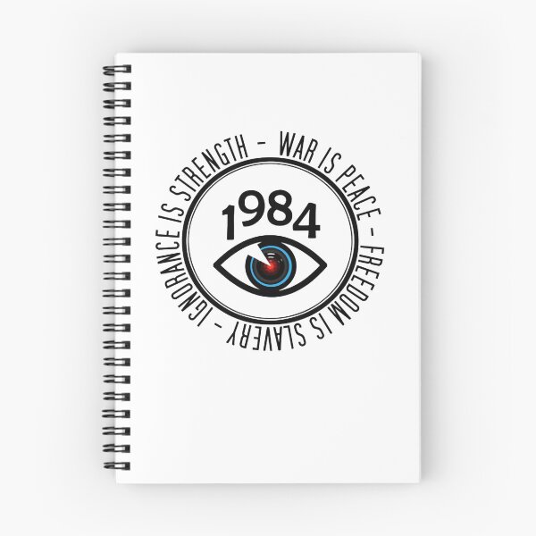 Item preview, 1984 George Orwell Big Brother Ignorance Is Strength War Is Peace Freedom Is Slavery designed and sold by Yassine Aztotai.