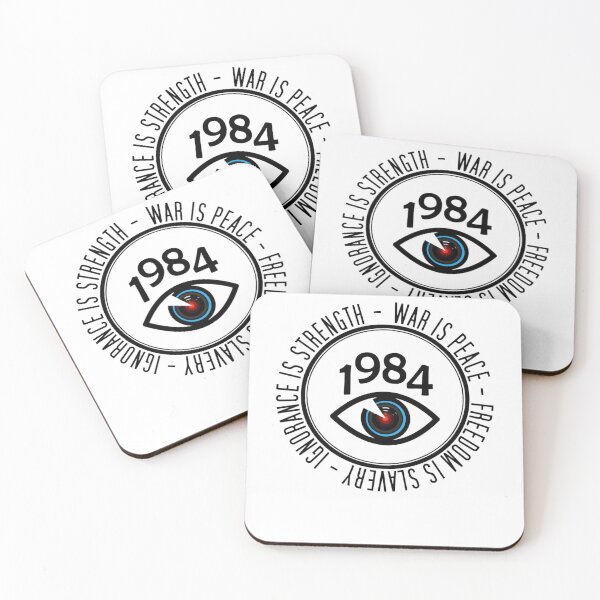 Item preview, 1984 George Orwell Big Brother Ignorance Is Strength War Is Peace Freedom Is Slavery designed and sold by Yassine Aztotai.