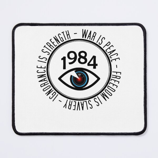 Item preview, 1984 George Orwell Big Brother Ignorance Is Strength War Is Peace Freedom Is Slavery designed and sold by Yassine Aztotai.