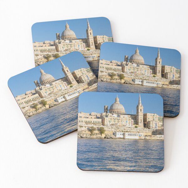 Item preview, Sunlit Historic Valletta Skyline designed and sold by Kasia Design.